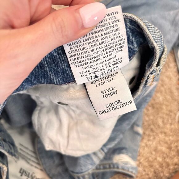 Boyish The TOMMY Womens Jeans Sz 28 Highrise Straight in GREAT DICTATOR - Picture 9 of 12